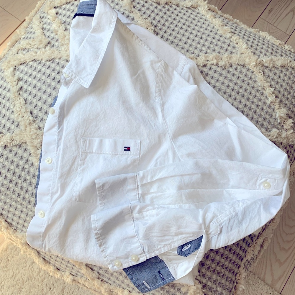 Dual color blocked Tommy Hilfiger polo